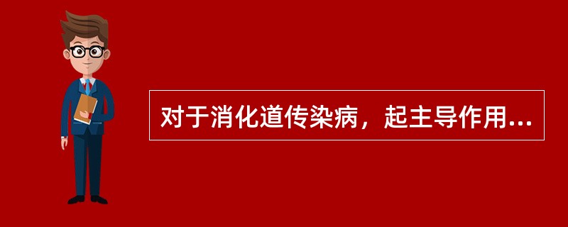 对于消化道传染病，起主导作用的预防措施是()