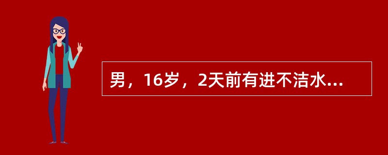 男，16岁，2天前有进不洁水果史，现出现发热，T：38.5℃，腹痛、腹泻伴里急后重，大便次数每天10余次，自服红霉素未见明显效果。进一步治疗首先选用下列何种药物