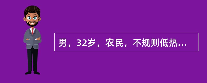 男，32岁，农民，不规则低热2月，伴夜间盗汗、乏力、食欲减退。近一月来有咳嗽，咳白黏痰，偶带少许血丝。体检无特殊，X线胸片示右上肺尖片状阴影，外周血白细胞计数正常。该患者下一步首选的检查为