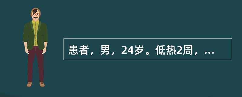 患者，男，24岁。低热2周，咳少量痰。胸片示：右上肺不均匀密度增高影，其中有空洞形成，血沉45mm／h，应首先考虑的诊断是