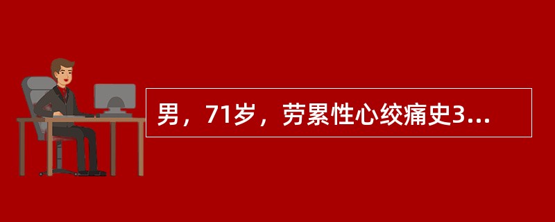 男，71岁，劳累性心绞痛史3年，近2周来心绞痛次数增多，血压增高达166/94mmHg，并伴有夜间阵发性呼吸困难，目前已不能平卧。最可能的诊断是