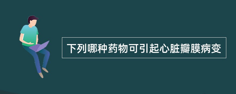 下列哪种药物可引起心脏瓣膜病变