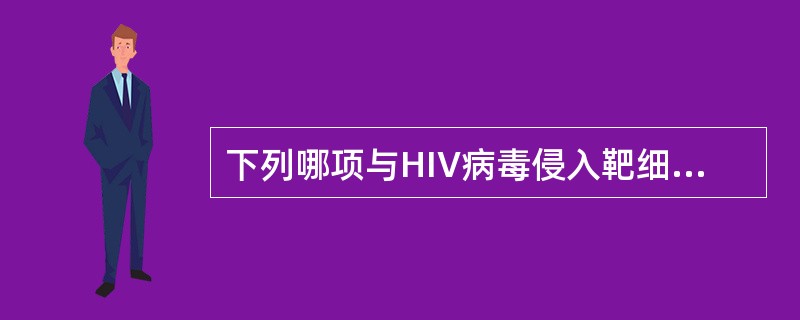 下列哪项与HIV病毒侵入靶细胞无关()