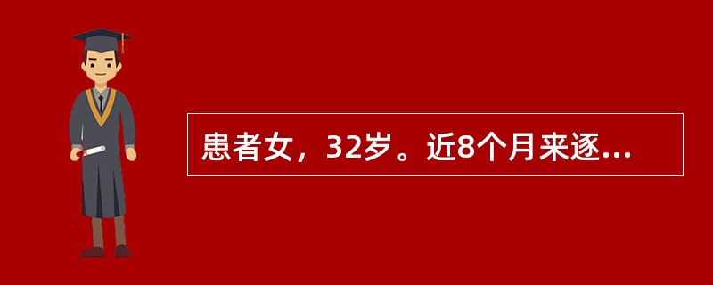 患者女，32岁。近8个月来逐渐出现觉得活着没意思、想死、烦躁。患者近8个月来从搬家之后情绪低落，总觉得活着太累，见什么都烦，总唠叨过去的事情，认为自己过去做的事都不对，经常呆坐在沙发上，什么也不做，悲