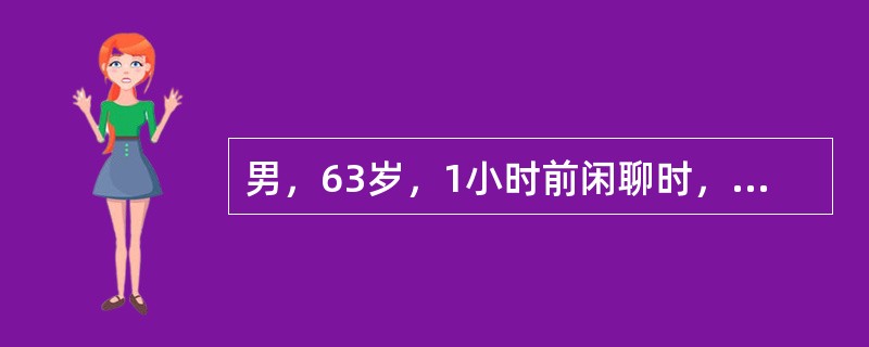 男，63岁，1小时前闲聊时，突然言语不清，跌倒在地，神志不清，小便失禁，呕吐数次。体检：浅昏迷，烦躁不安，瞳孔左4.5mm，右4.0mm，血压180/110mmHg，心率57次/分，律齐该患者治疗应立