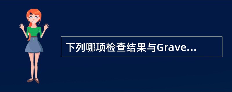 下列哪项检查结果与Graves病不符