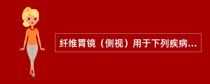 纤维胃镜（侧视）用于下列疾病的检查哪项是禁忌的
