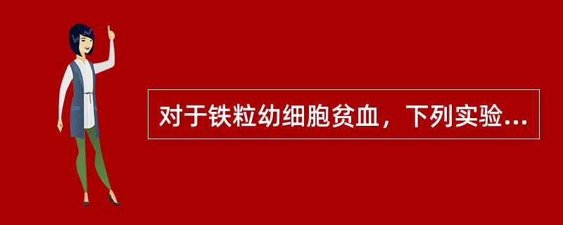 对于铁粒幼细胞贫血，下列实验室检查结果错误的是