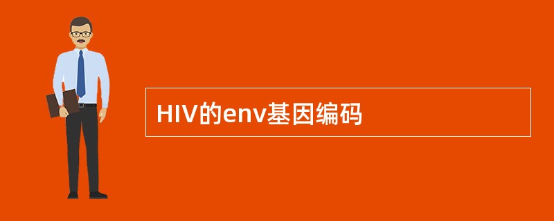 HIV的env基因编码