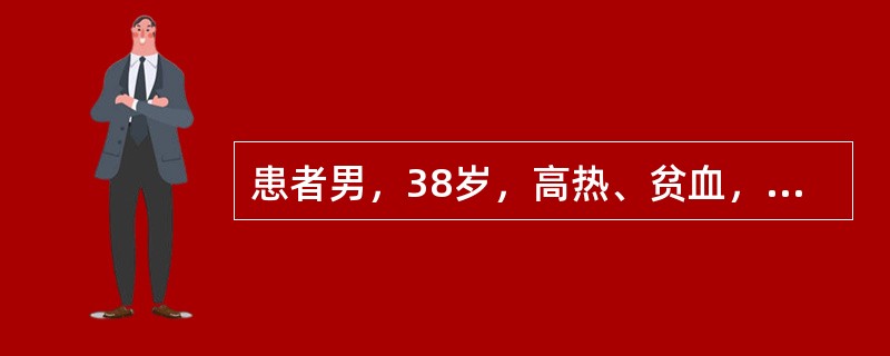 患者男，38岁，高热、贫血，肝、脾、淋巴结轻度肿大。实验室全血减少，呈正细胞正色素性贫血，血涂片及骨髓片可见淋巴样细胞，其胞质呈云雾状，胞核可见隐、显不一的核仁，血小板易见，部分畸形，细胞化学染色5’