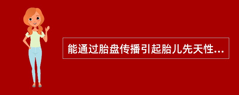 能通过胎盘传播引起胎儿先天性疾病的螺旋体是