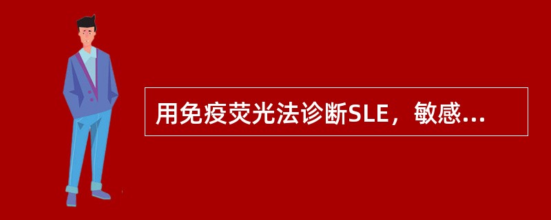 用免疫荧光法诊断SLE，敏感性最高的抗原片是