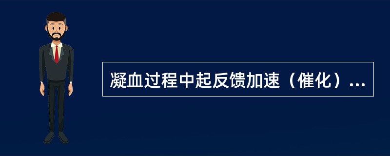 凝血过程中起反馈加速（催化）作用的因子是