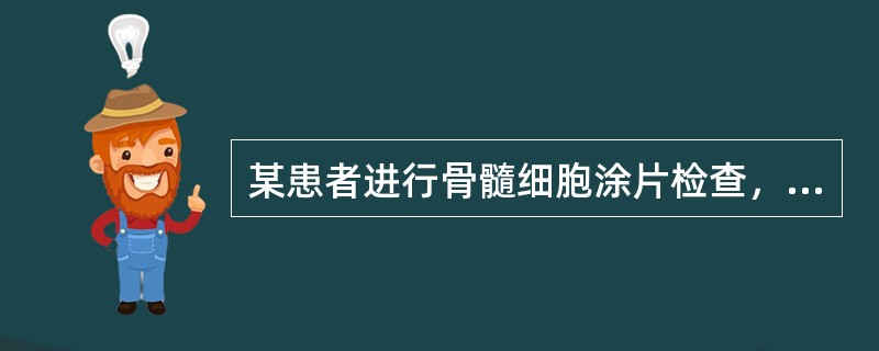 某患者进行骨髓细胞涂片检查，发现存在大量异常细胞，形态如下：细胞大小不一，外形多不规则，胞核较大不规则，呈扭曲折叠状，染色质呈稀疏网状，无核仁。该细胞最可能是