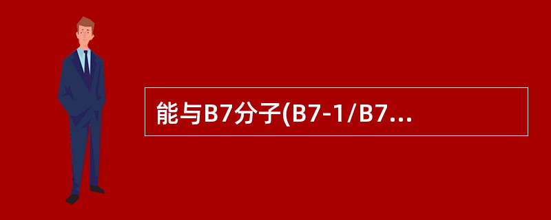 能与B7分子(B7-1/B7-2)结合的是()