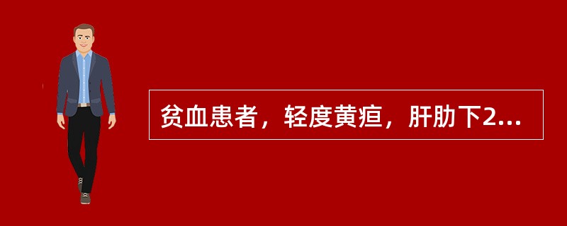 贫血患者，轻度黄疸，肝肋下2cm。检验：血红蛋白70g／L，网织红细胞8%；血清铁14.32μmol／L(80μg／dl)，ALT正常；Coombs试验(+)。诊断首先考虑为