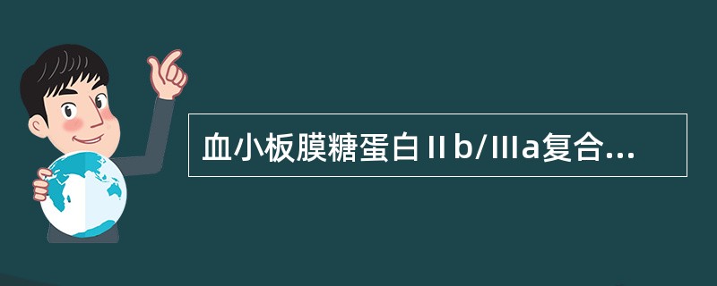 血小板膜糖蛋白Ⅱb/Ⅲa复合物主要与血小板哪种功能有关()