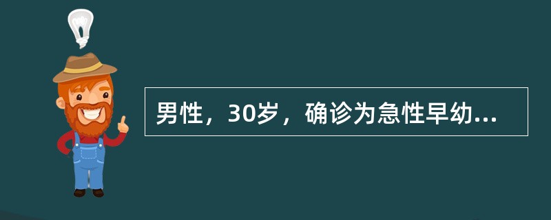男性，30岁，确诊为急性早幼粒细胞白血病（M3），化疗时突发DIC，下列检查结果不符合的是