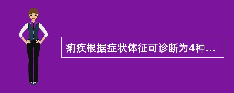 痢疾根据症状体征可诊断为4种，下列哪一种不属于这类诊断