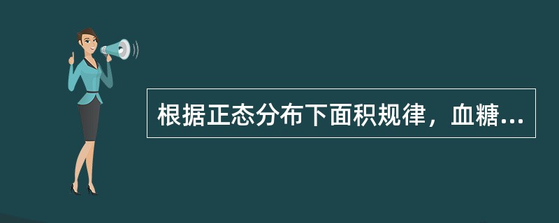 根据正态分布下面积规律，血糖的一组质控数据的均值为50mmol／L，其标准差为0.2mmol／L。其概率为99.00%的区间为
