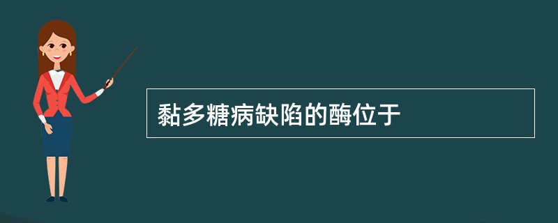 黏多糖病缺陷的酶位于