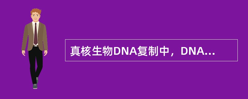 真核生物DNA复制中，DNA要分别进行随从链和前导链的合成，催化核内前导链合成的酶是（）