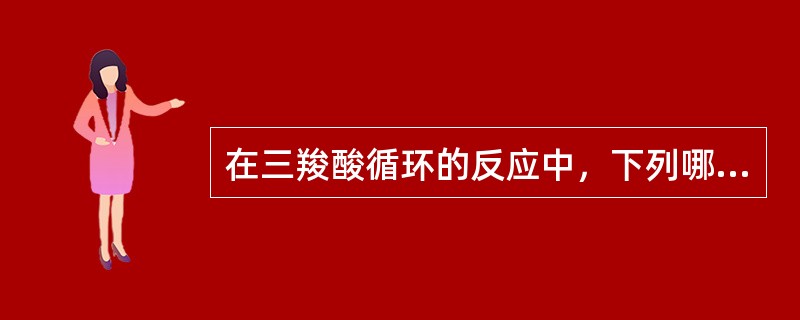 在三羧酸循环的反应中，下列哪→步不为呼吸链提供氢原子（ ）