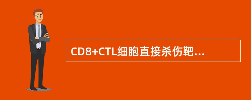 CD8+CTL细胞直接杀伤靶细胞的机制不包括