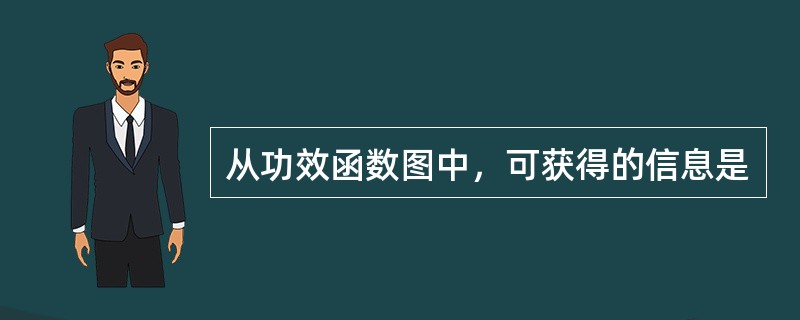 从功效函数图中，可获得的信息是