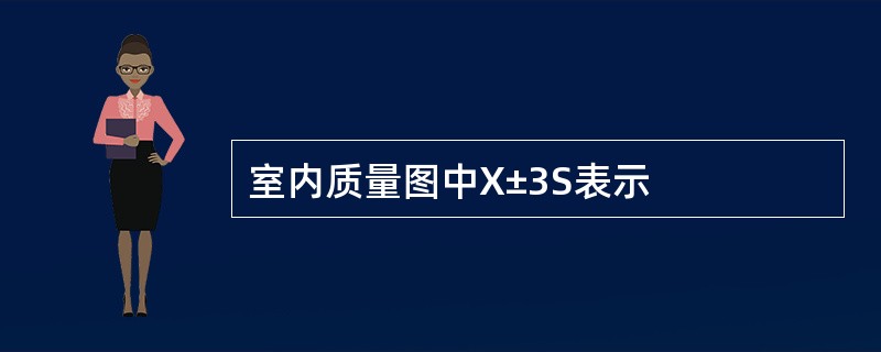 室内质量图中X±3S表示