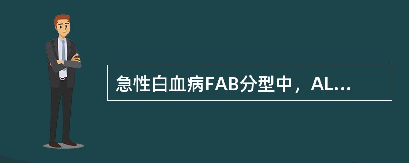 急性白血病FAB分型中，ALL-L1的特点是