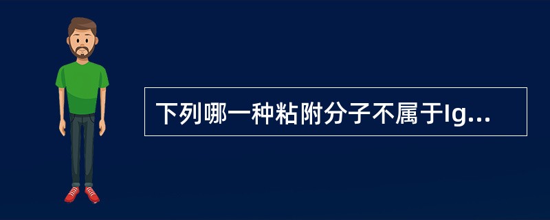 下列哪一种粘附分子不属于IgSF的成员()