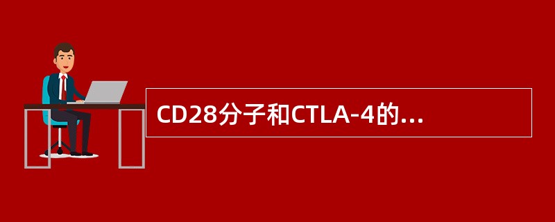 CD28分子和CTLA-4的共同配体是()