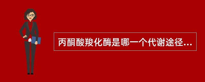 丙酮酸羧化酶是哪一个代谢途径的关键酶
