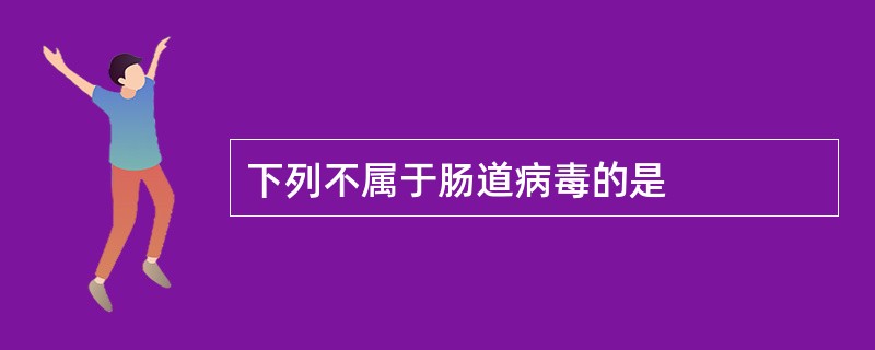 下列不属于肠道病毒的是