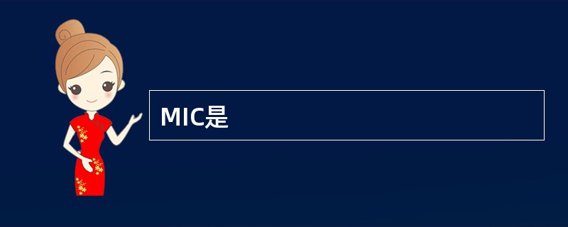 MIC是
