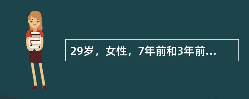 29岁，女性，7年前和3年前分别足月顺产一女孩和一男孩，1年前有一次宫外孕手术史，前来门诊咨询避孕措施服用长效口服避孕药的过程中，患者出现一系列不适反应，下列哪项与服药无关