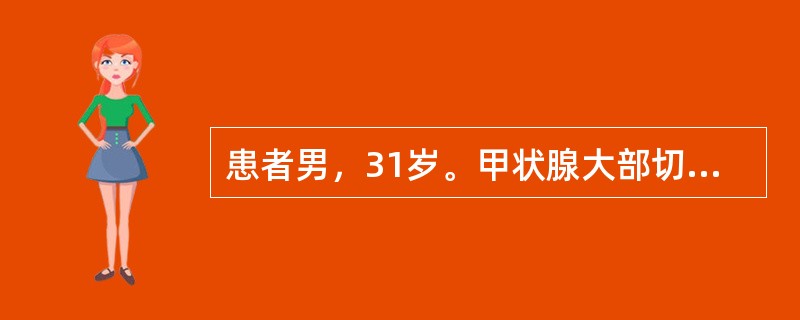 患者男，31岁。甲状腺大部切除术后4h，突然出现呼吸困难，口唇发绀，颈部肿胀明显。引起呼吸困难的原因，首先考虑