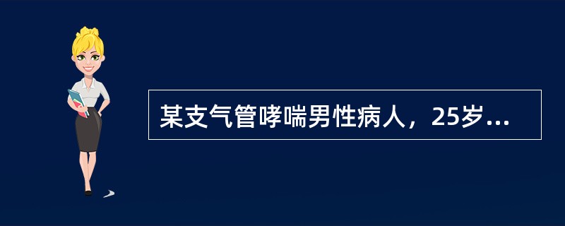 某支气管哮喘男性病人，25岁，突然剧烈胸痛、呼吸困难、发绀，首先应考虑的是