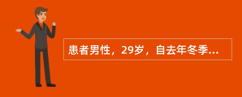 患者男性，29岁，自去年冬季以来每日发生空腹痛，进食后疼痛缓解。平时伴有恶心、打嗝、反酸，查体在剑突右侧有局限压痛，无反跳痛。该患者可能的诊断为