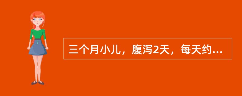 三个月小儿，腹泻2天，每天约10余次，水样便，呕吐，尿少，前囟凹陷，浅昏迷状，呼吸深快，口唇樱红，血清钠156mmol／L，口腔黏膜有白色点片状物，强拭去可见红色疮面。该患儿患有哪种口腔疾病