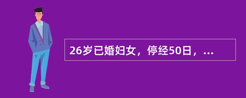 26岁已婚妇女，停经50日，阴道中等量流血2日，伴阵发性下腹痛并逐渐加重。查子宫稍大，宫口可通过一指，并见宫口内的胎囊。本例正确的处置是(　　)。