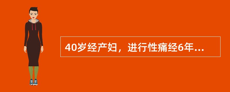 40岁经产妇，进行性痛经6年，查体子宫均匀性增大如孕2个月大小，质硬，压痛最可靠的诊断方法为：