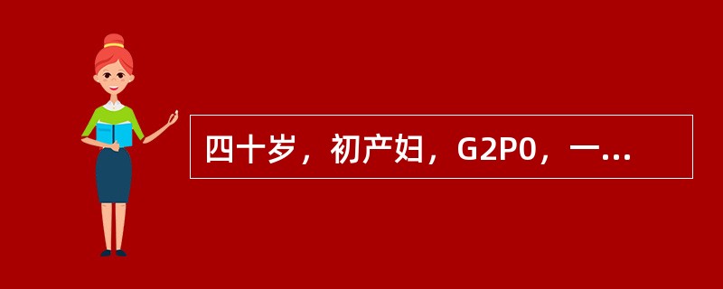 四十岁，初产妇，G2P0，一次自然流产史。现停经20周，已有胎动1周，血压100/65mmHg，宫底平脐，胎心率140次／分。本例首先应进行的辅助检查是