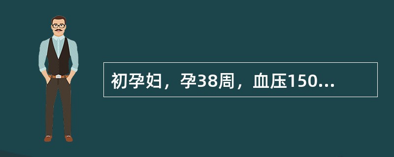 初孕妇，孕38周，血压150／110mmHg。尿蛋白5g／24小时，头痛眼花1周，胎儿电子监护结果，胎心晚期减速本例应诊断为