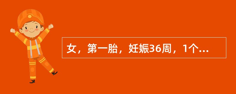 女，第一胎，妊娠36周，1个月前血压正常，近1周双下肢水肿，伴头晕、眼花，血压160/110mmHg．尿蛋白(++)，胎心好，NST(+)。B超提示：胎儿双顶径8.5cm，羊水指数12cm。应采取下列