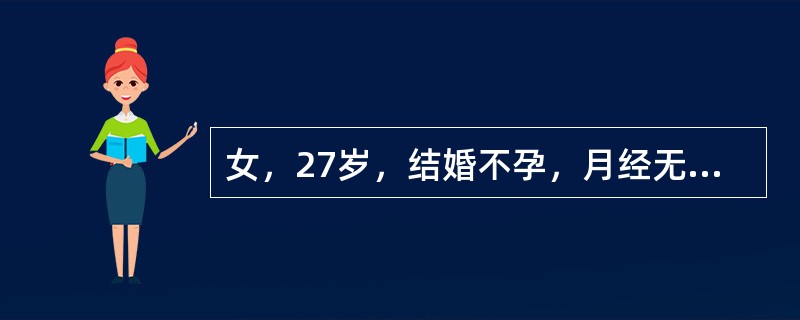 女，27岁，结婚不孕，月经无规则，出现痛经2年，每次须服止痛药。盆腔检查：子宫后位、稍活动；双侧卵巢增大，约为6cm×4cm×4cm大小，右侧骶韧带处有触痛硬结。最重要的应详细询问