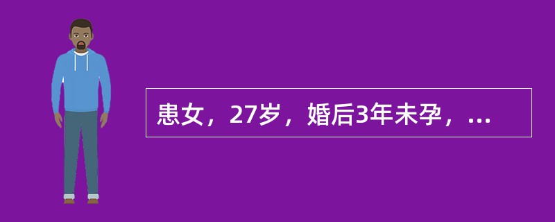 患女，27岁，婚后3年未孕，近2个月盗汗伴低热(37.3～37.5℃)，食欲不振。检查：子宫后倾，稍小，活动差，双附件区可及直径4cm的肿块，不活动，血沉60mm／h。此患者如果月经周期正常，拟取子宫