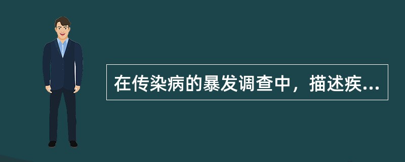 在传染病的暴发调查中，描述疾病分布特征的主要目的是