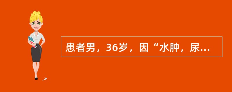 患者男，36岁，因“水肿，尿少1周”来诊。查体：BP120/80mmHg。实验室检查：尿蛋白（++++），24h尿蛋白定量9g；血浆清蛋白25g/L。针对本患者最具诊断价值的实验室检查是